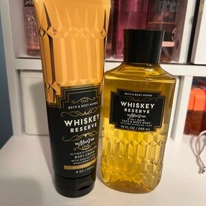 Bath & Body Works Whiskey Reserve Body Wash Set - Gold and Black